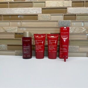 Clarins Red Skincare Mini Set – Multi-Intensive & Eye Care